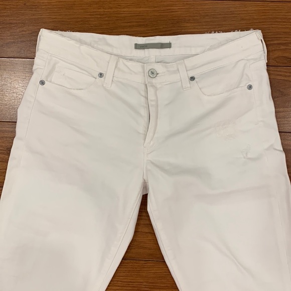 VINCE White Denim Skinny Jeans - Picture 4 of 16